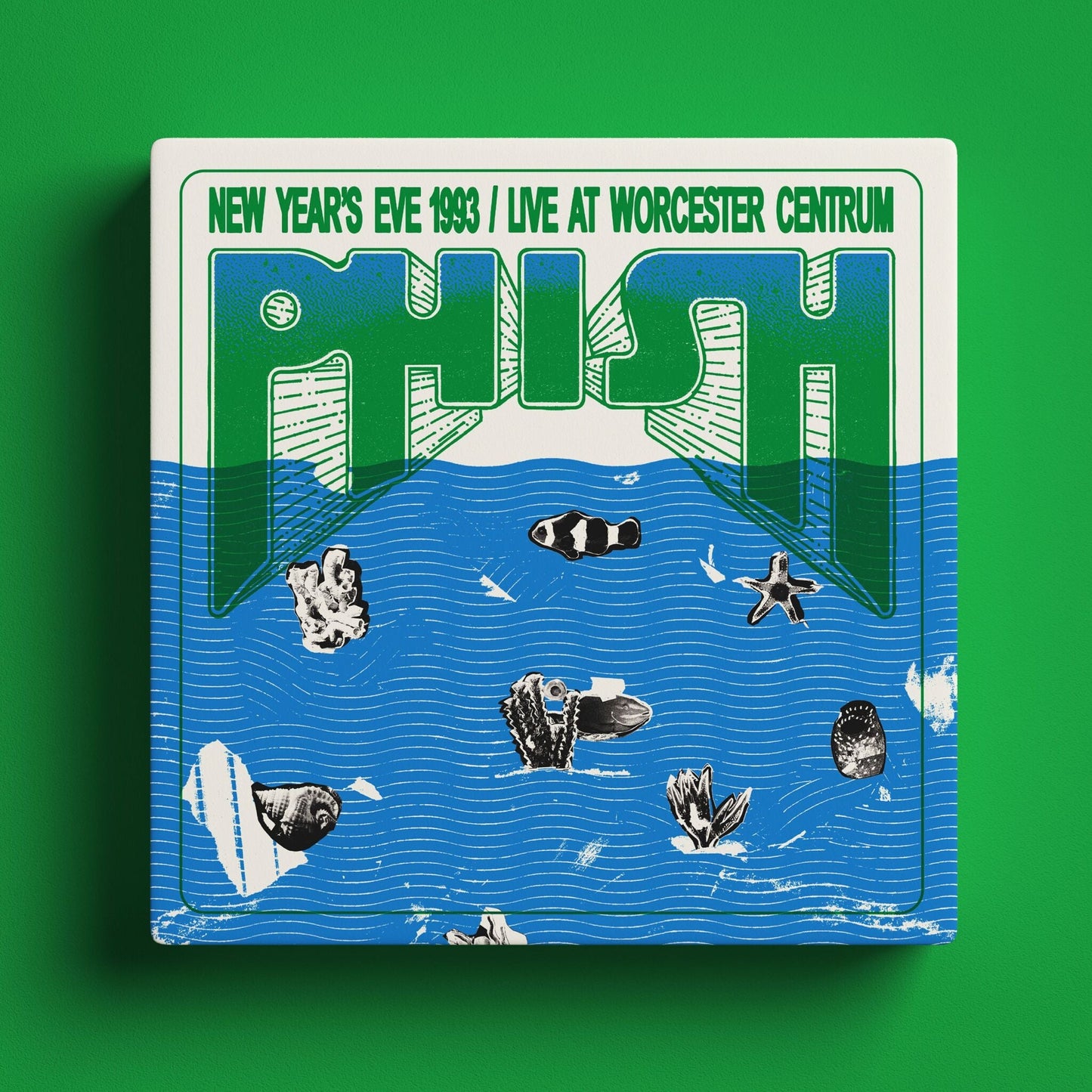 Phish- New Year's Eve 1993, Live At Worcester Centrum (5LP Seaweed + Water Vinyl) - LP