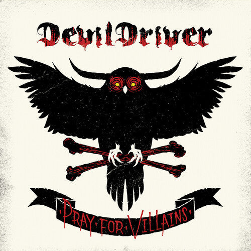 DevilDriver: Pray For Villains (White, Red & Black Splatter) rocktober 2018 Exclusive) - VINYL