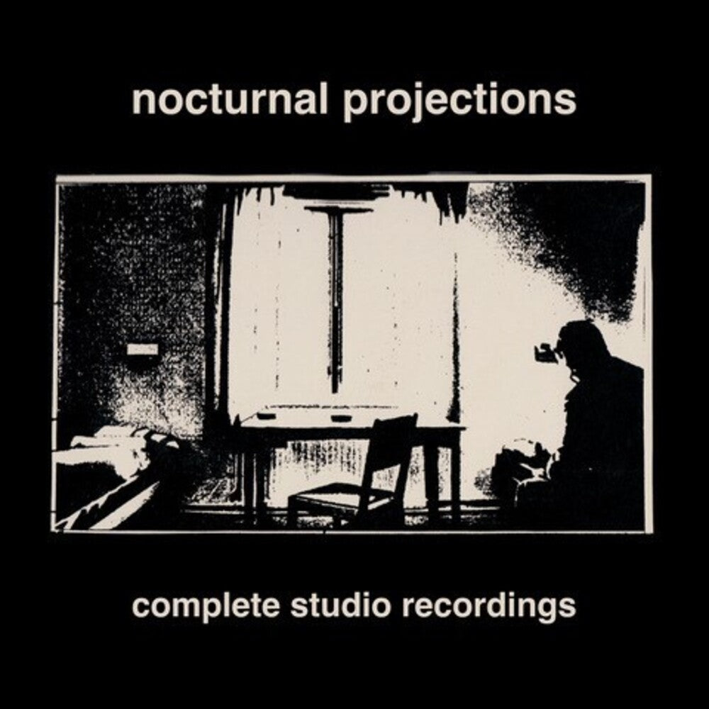 Nocturnal Projections- Complete Studio Recordings (Clear Red Vinyl) - LP