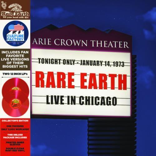 Rare Earth- Live in Chicago (Indie Exclusive Vinyl) (Red Translucent Vinyl) - LP