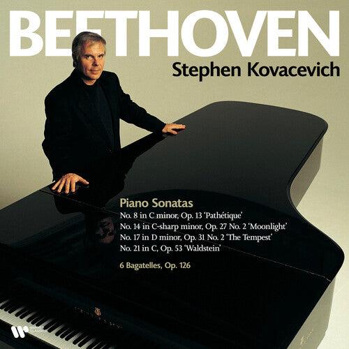 Stephen Kovacevich- Beethoven: Piano Sonatas Nos. 8 14 17 & 21 Bagatelles Op. 126 - LP