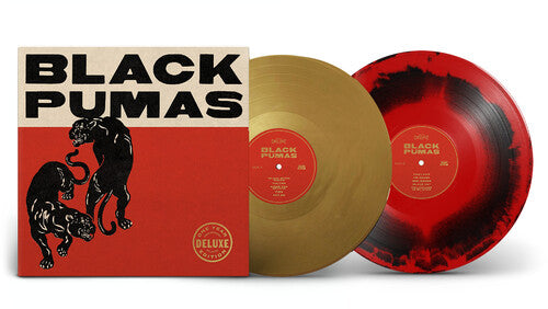 Black Pumas: Black Pumas - Gold / Black & Red Marbled - VINYL
