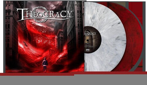 Theocracy- As the World Bleeds (White/Black Marble + Blood Red Vinyl) - LP