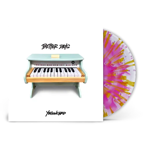Yellowcard- Better Days (Pink & Yellow Splatter Vinyl) (Indie Exclusive Vinyl) - LP
