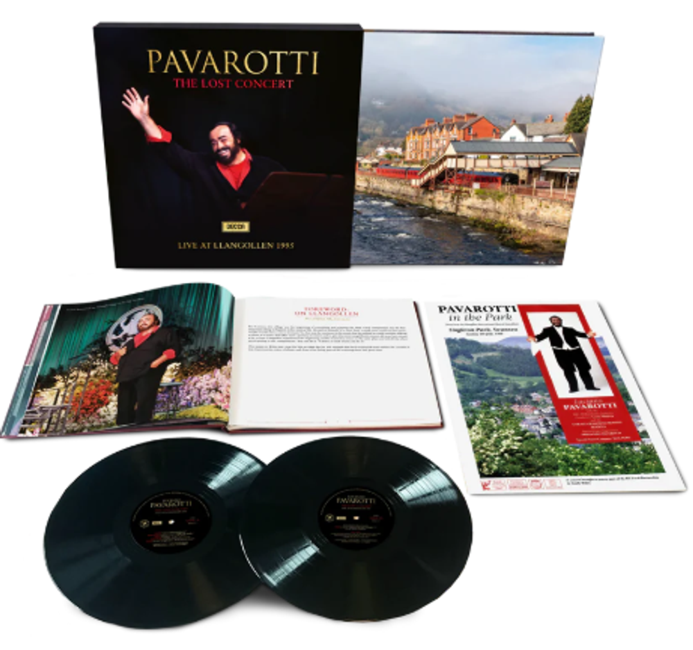 Luciano Pavarotti- Lost Concert: Live At Llangollen 1995 (W/Book) - LP