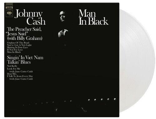 Johnny Cash- Man In Black (Crystal Clear Vinyl) - LP