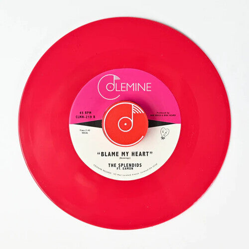 Splendids & Eamon: Cry Baby Cry / Blame My Heart (opaque Red Vinyl 7 - 7-INCH SINGLE