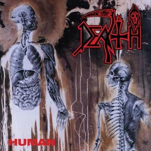 Death- Human (Bone White, Blue Jay and Gold Tri Color Merge with Splatter) - LP