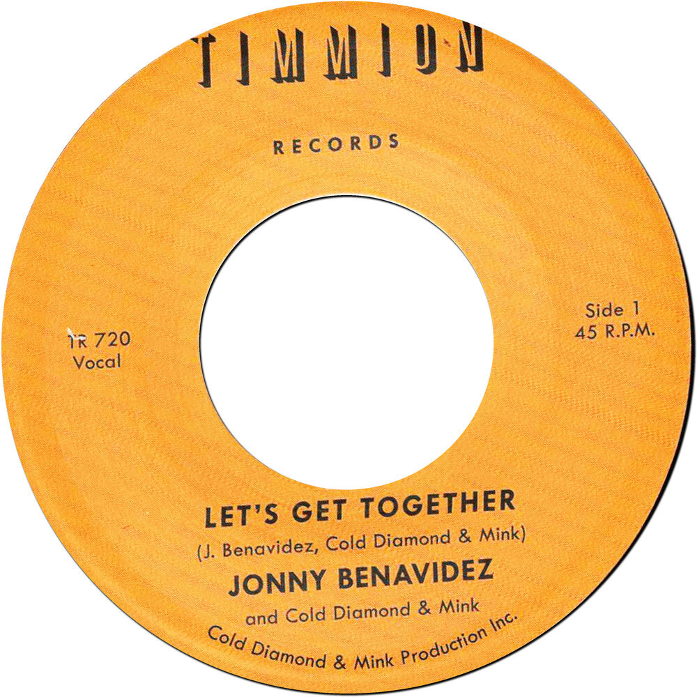 Jonny Benavidez & Cold Diamond & Mink- Let's Get Together - LP