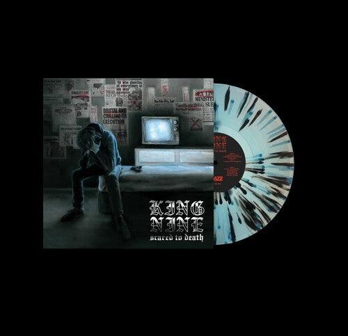 King Nine- Scared to Death (Clear Light Blue w/Blue & Black Splatter) (DAZE Records) - LP