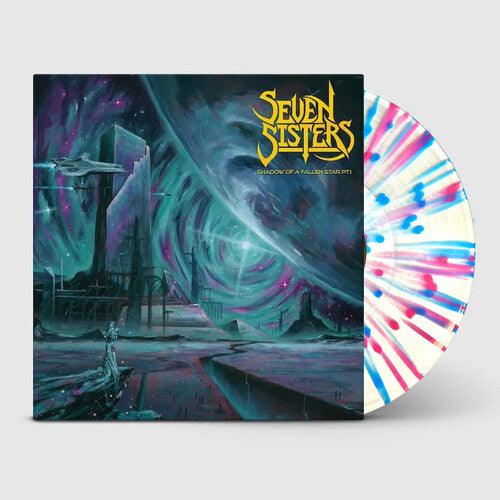 Seven Sisters- Shadow Of A Falling Star: Part 1 - Blue & Pink Splatter on Clear Vinyl - LP