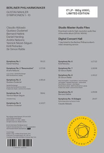 Berliner Philharmoniker- Mahler: Symphonies Nos. 1-10 (17 LP) - LP