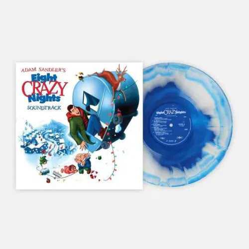 Adam Sandler- Eight Crazy Nights (Original Soundtrack) - Blue in White Colored Vinyl (Import) - LP