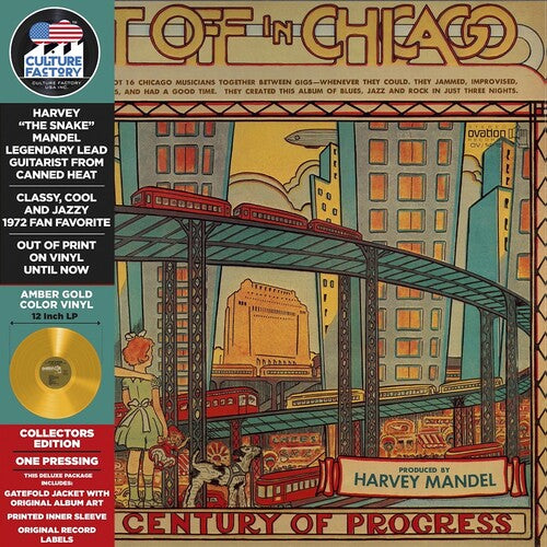 Harvey Mandel- Get Off in Chicago - Yellow/Gold - LP