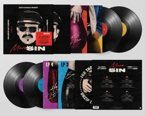 Various- Disco Discharge Presents More Sin - Box Of Sin 2 (4LP Set with Booklet) - LP