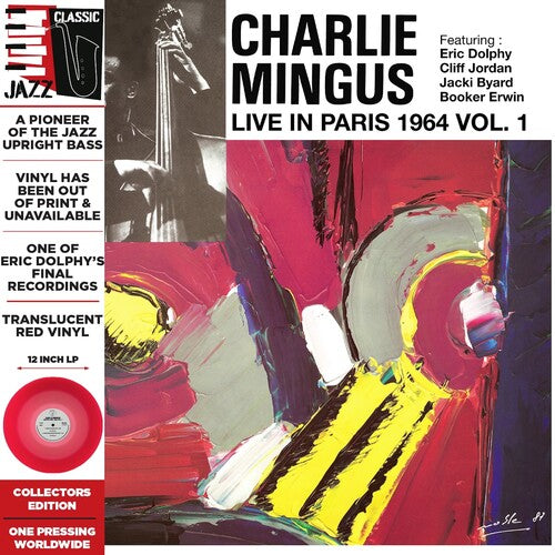 Charlie Mingus- Live in Paris, 1964 Vol. 1 - Translucent Red - LP