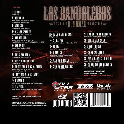 Don Omar- Los Bandeleros - LP