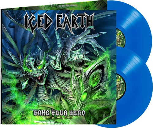 Iced Earth: Bang Your Head - Blue - VINYL