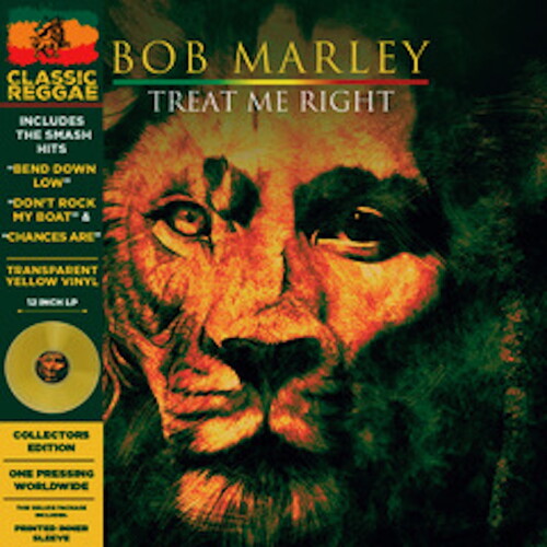 Bob Marley- Treat Me Right - Yellow Vinyl - LP