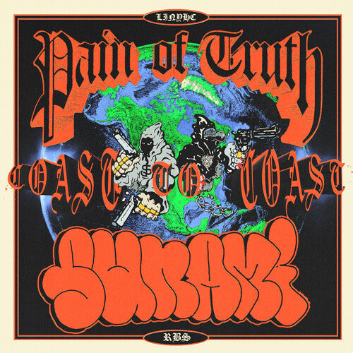 Pain of Truth / Sunami- Coast to Coast (Half Doublemint Green/Half Blue Vinyl) (DAZE Records) - LP