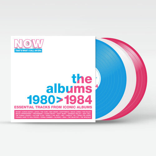 Now That's What I Call An Era: The Albums 1980-1984 / Various - White, Pink & Blue Colored Vinyl - LP