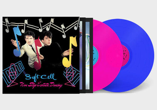 Soft Cell- Non-Stop Ecstatic Dancing - Pink & Blue Colored Vinyl - LP