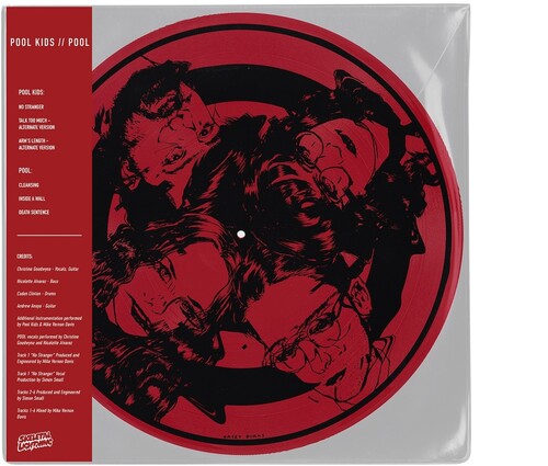 Pool Kids- Pool Kids // Pool - Transparent Red - LP
