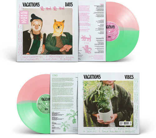 Vacations- Days/Vibes - Pink/Green Vinyl - LP
