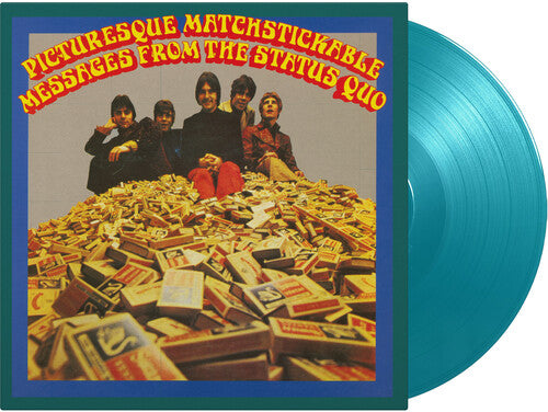 Status Quo- Picturesque Matchstickable Messages From The Status Quo - Limited 180-Gram Turquoise Colored Vinyl - LP