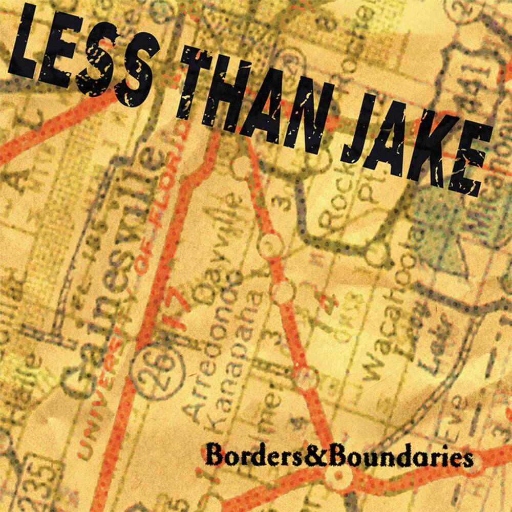 Less Than Jake- Borders & Boundaries 25th Anniversary - Yellow Vinyl - LP