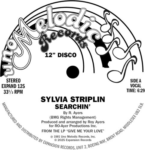 Sylvia Striplin: Searchin' - VINYL
