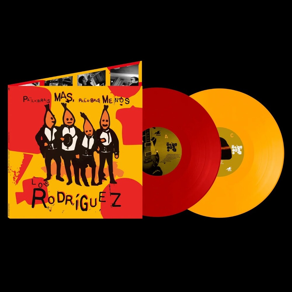 Los Rodriguez- Palabras Mas Palabras Menos - Yellow & Red Vinyl - LP
