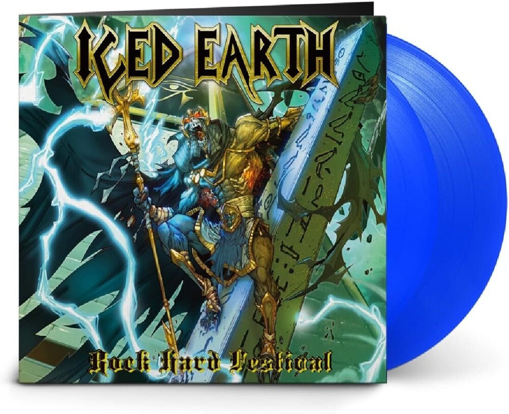 Iced Earth- Rock Hard Festival - Ltd Transparent Blue Vinyl - LP