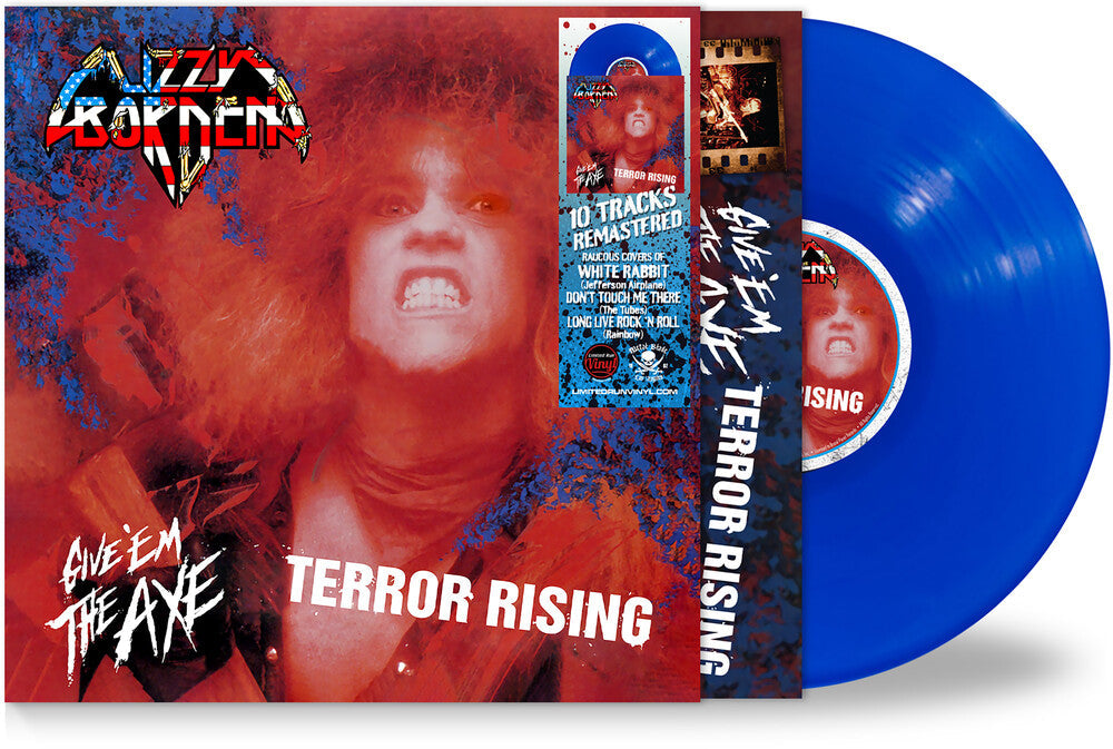 Lizzy Borden- Give 'em The Axe & Terror Rising - Blue (Blue) - LP