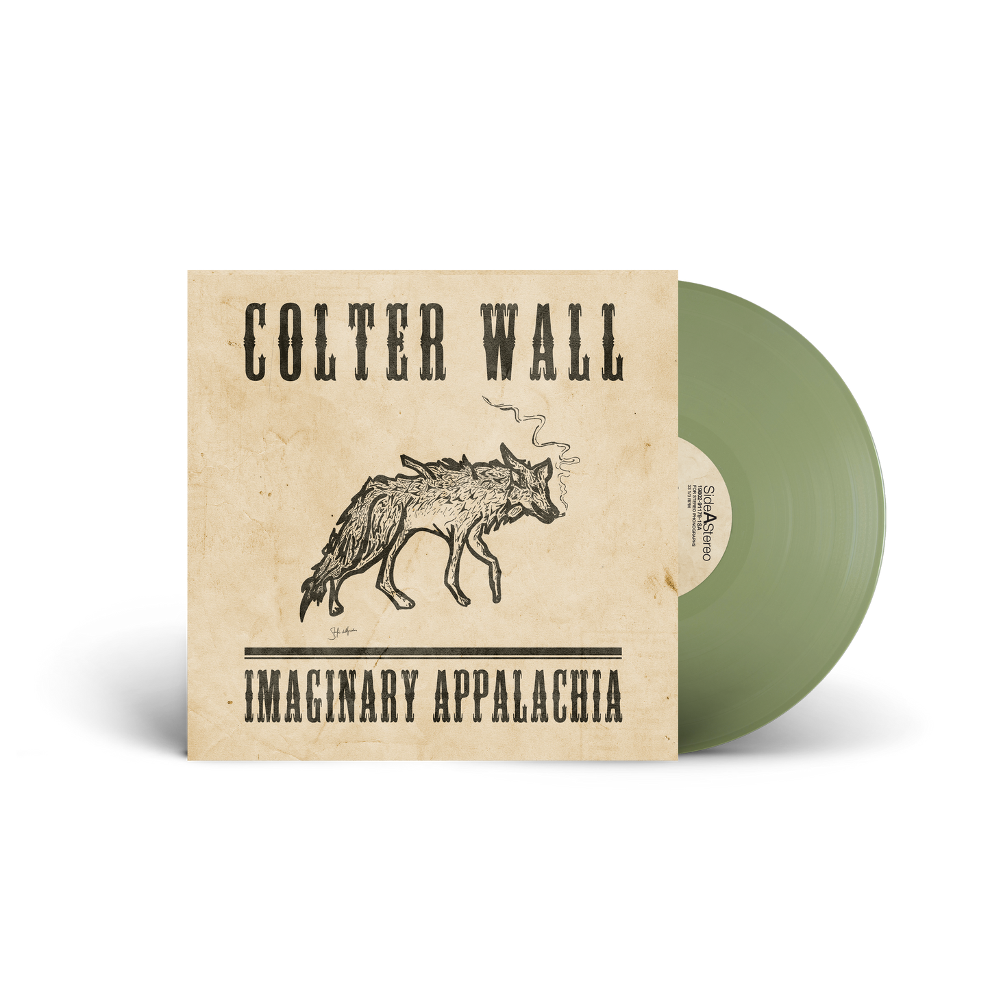 Colter Wall- Imaginary Appalachia (10th Anniversary Edition Olive Green Vinyl) - LP