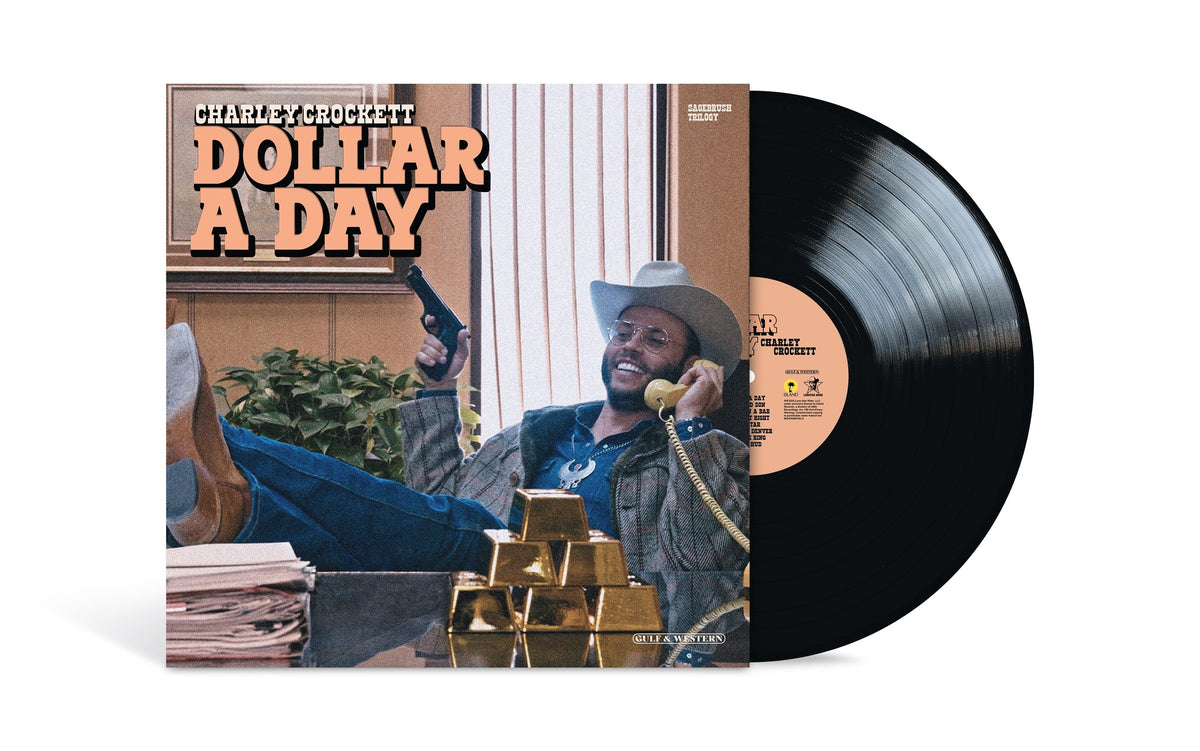Charley Crockett- Dollar A Day (Black Vinyl) - LP