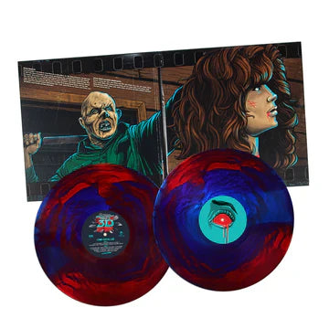 Friday The 13th Part III Soundtrack (Lenticular Cover; Red / Blue Swirl Vinyl) - LP