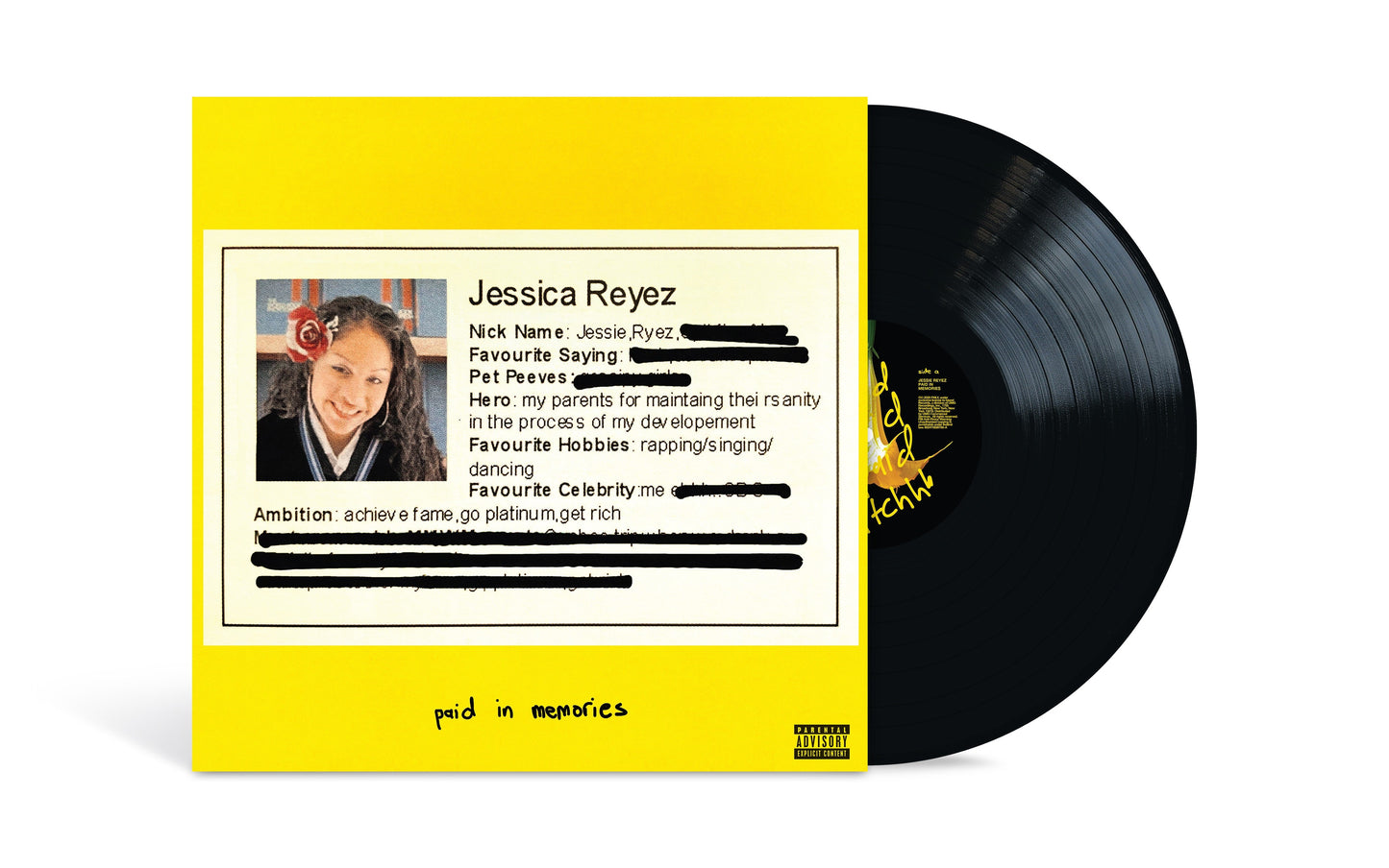 Jessie Reyez- PAID IN MEMORIES - LP