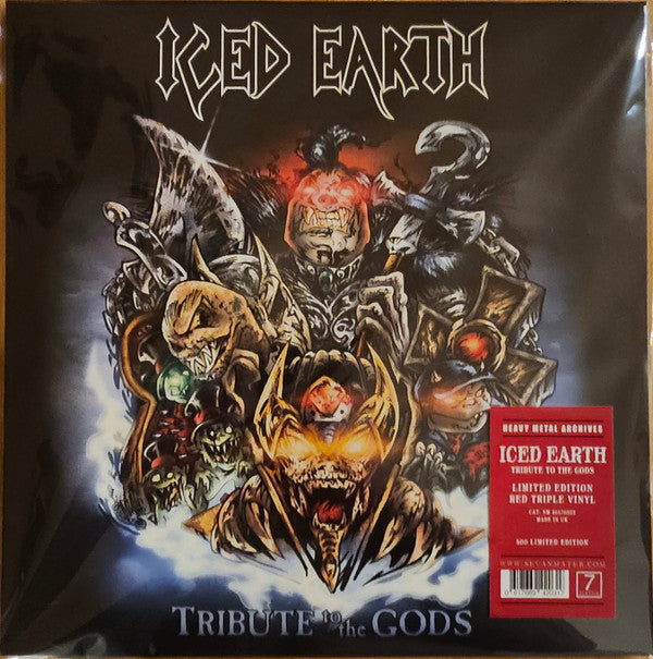 Iced Earth- Tribute To The Gods - Red Vinyl - LP