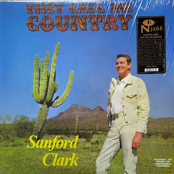Sanford Clark- They Call Me Country - Limited Blue Colored Vinyl - LP