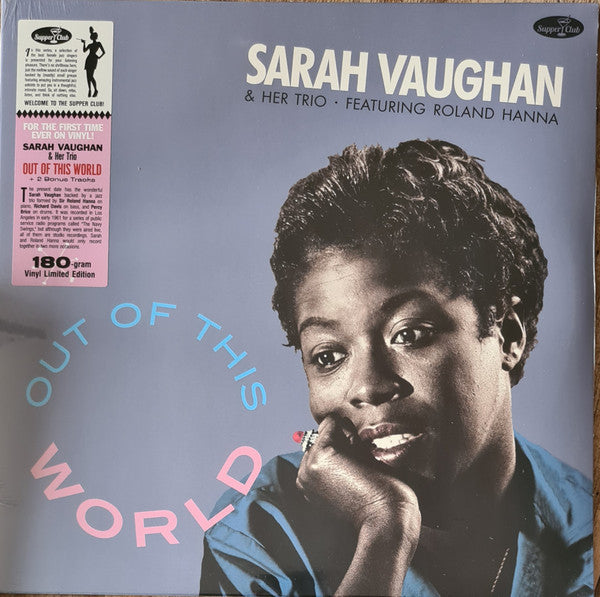 Sarah Vaughan- Out Of This World - Limited 180-Gram Vinyl with Bonus Tracks - LP