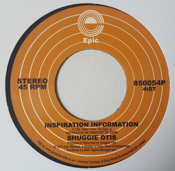 Shuggie Otis- Inspiration Information - LP