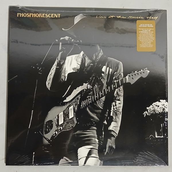 Phosphorescent- Live At The Music Hall - Opaque Gold Colored Vinyl - LP