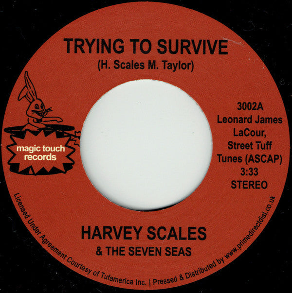 Harvey Scales & The Seven Seas- Trying To Survive - LP