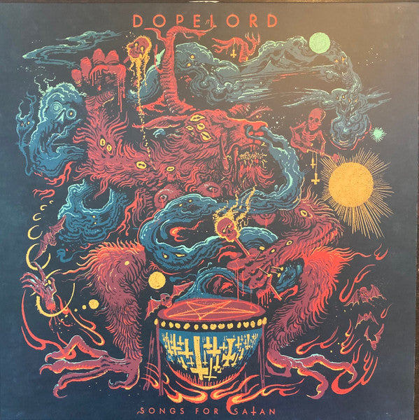 Dopelord- Songs For Satan - Blue & Black Marble Vinyl - LP