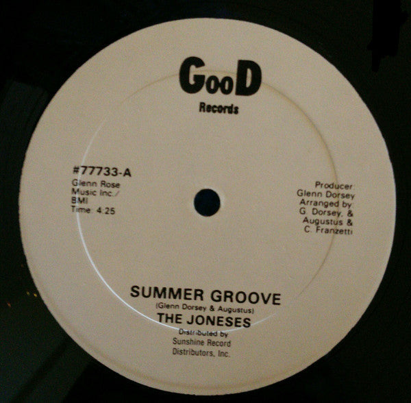 The Joneses: Summer Groove - CD
