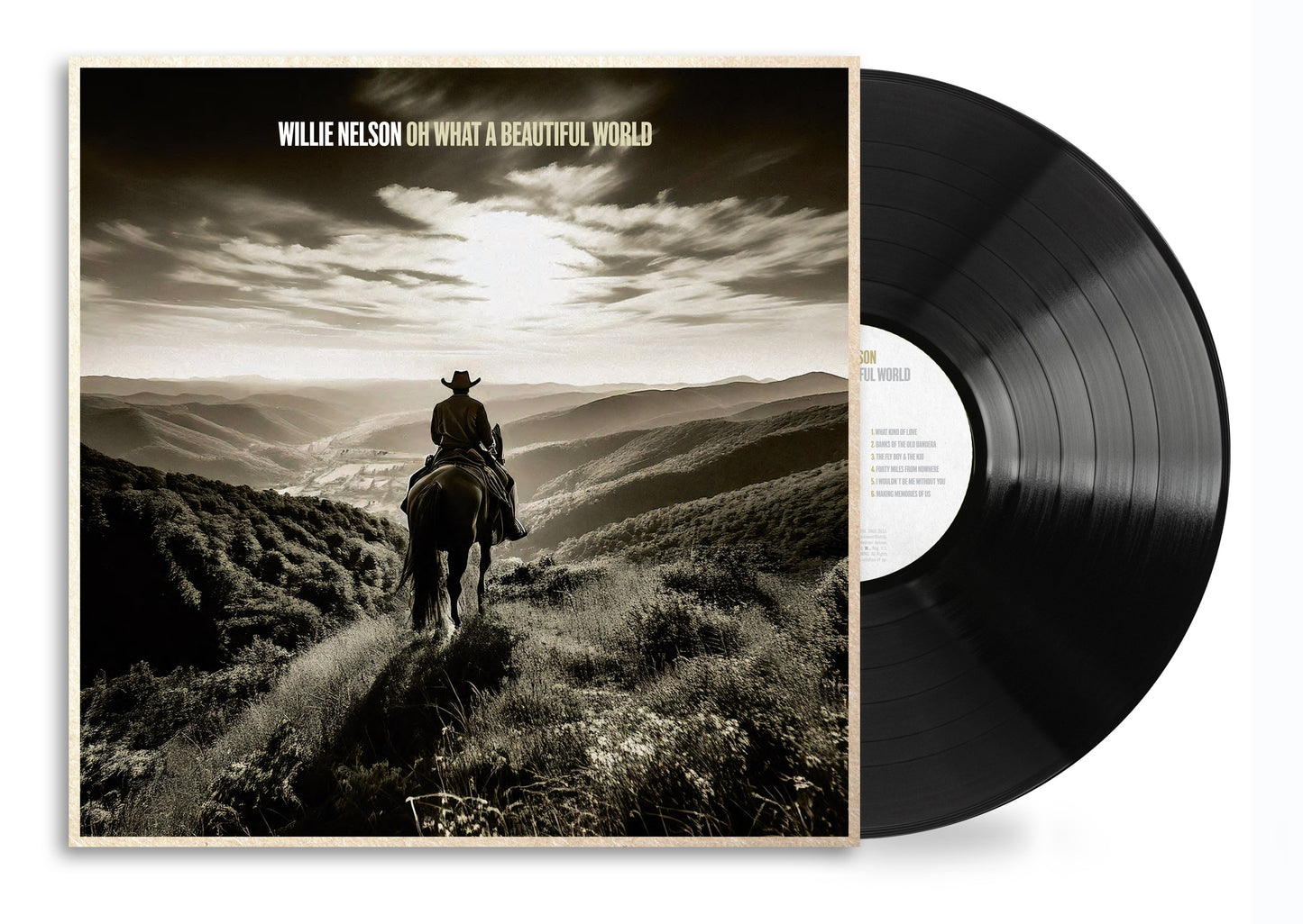 Willie Nelson- Oh What A Beautiful World - LP