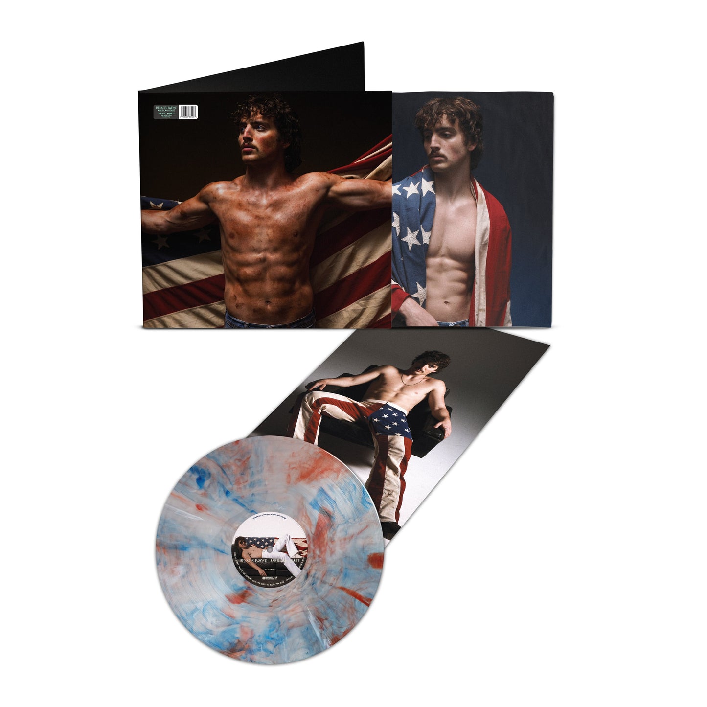 Benson Boone- American Heart (Red/White/Blue Marble Vinyl) - LP