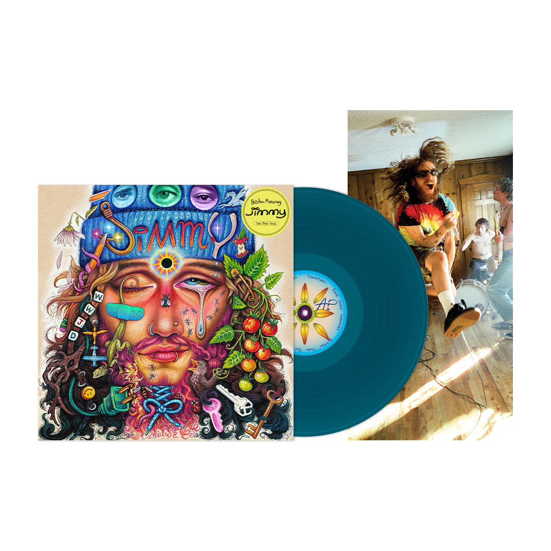 Briston Maroney- JIMMY (Sea Blue Vinyl) (w/ Ltd Ed 9"x12" print, while supplies last) - LP