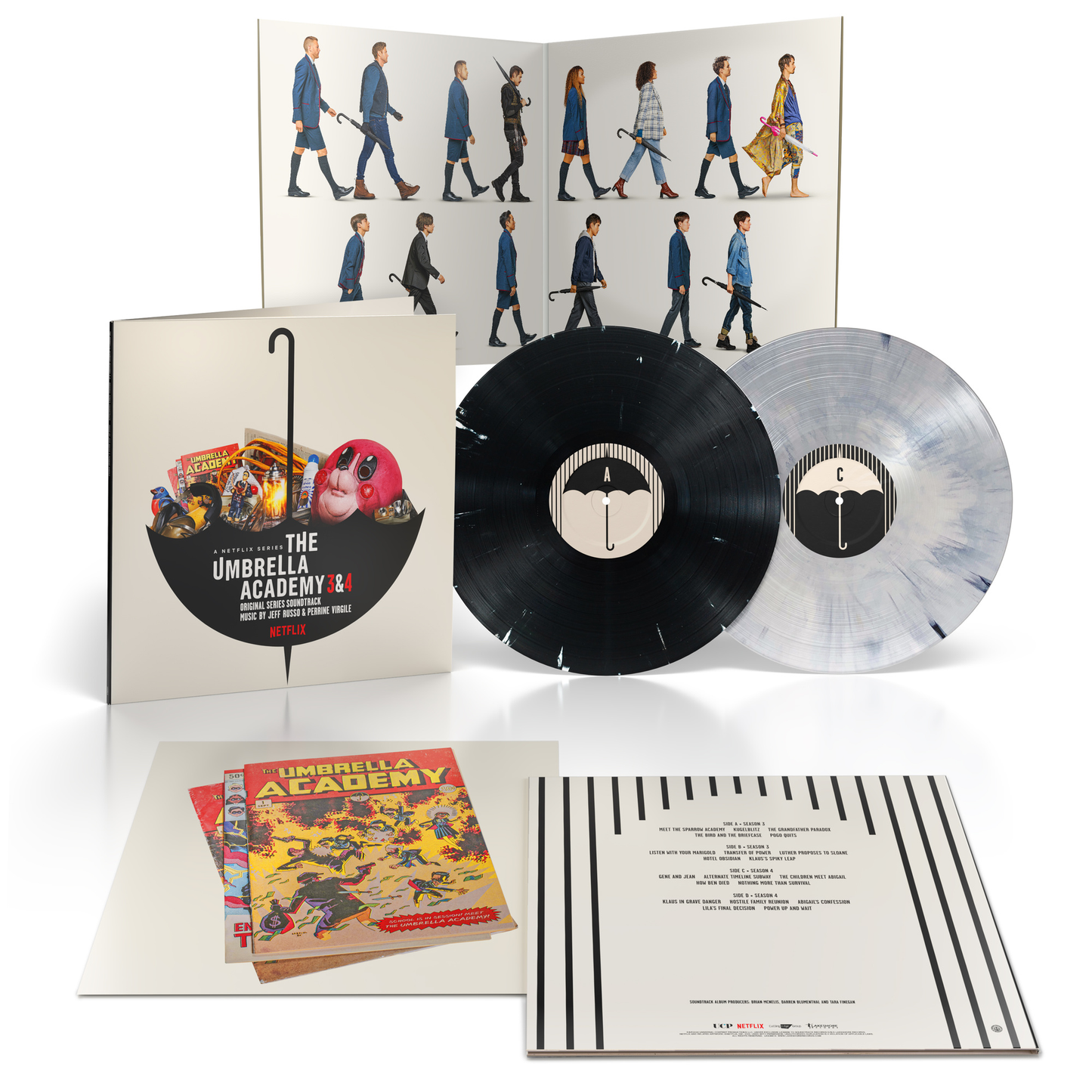 THE UMBRELLA ACADEMY 3 & 4 (SOUNDTRACK) - LP
